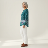 Roos - Sweatshirt with Floral Print