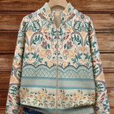 Gisela - Vest with Floral Trim