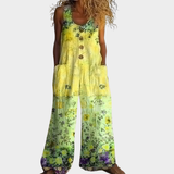Solveig | Flowing Printed Jumpsuit