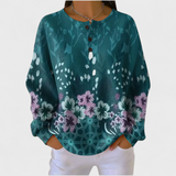 Roos - Sweatshirt with Floral Print