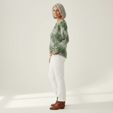Josefien - Sweatshirt with Classic Tree Pattern