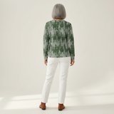 Josefien - Sweatshirt with Classic Tree Pattern