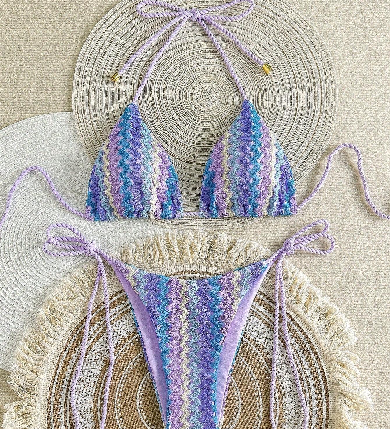 Grace - Crochet Look Triangle Bikini