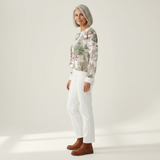 Silke - Cardigan with Colorful Floral Pattern