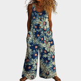 Ruthild | Flowing Printed Jumpsuit