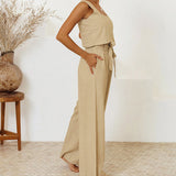 Helene | Set of Minimalist Top and Flared Pants