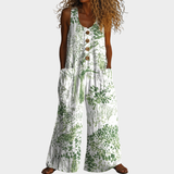Irmtraud | Flowing Printed Jumpsuit