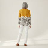 Angelika - Cardigan with Norwegian Pattern