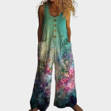 Erna | Flowing Printed Jumpsuit