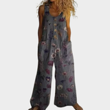Beate | Flowing Printed Jumpsuit