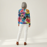 Anouk - Sweater with Large Colorful Flowers