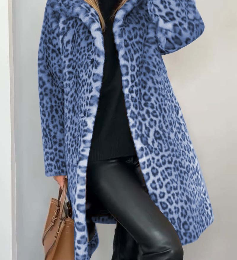 Leia - Leopard Long Jacket