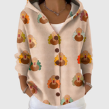 Comfortable Knitted Hoodie Cardigan
