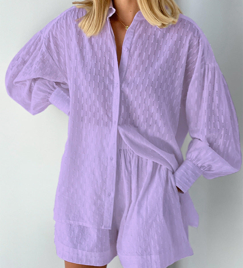 Marlene | Lightweight Blouse and Shorts Set