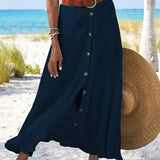 Marie | Flowing Skirt with Buttons