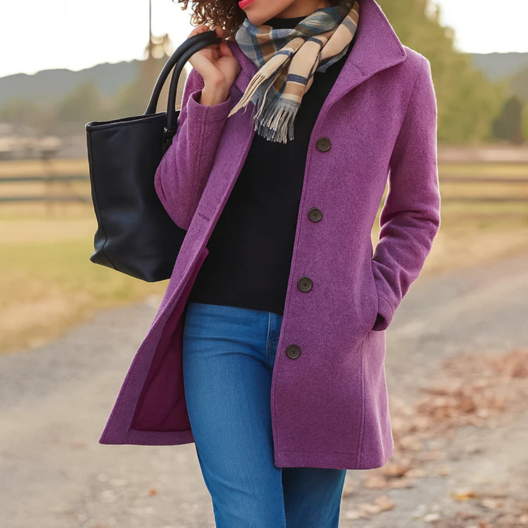 Rose | Coat with One Button