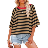 Maosie - Trendy Loose Fit Summer Crewneck Top