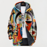 Ida – Jacket with Abstract Pattern