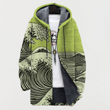 Mathilda – Coat with Wave Pattern