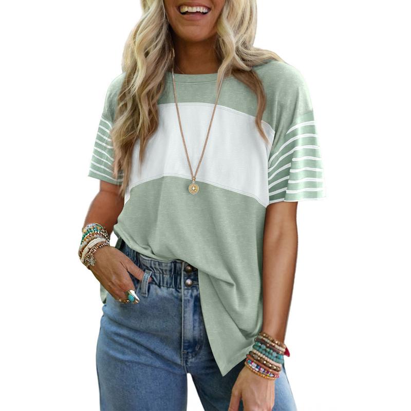Lenix - Everyday Breathable Stripe Crewneck