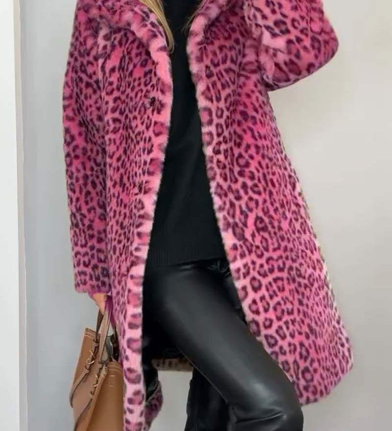 Leia - Leopard Long Jacket