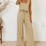 Helene | Set of Minimalist Top and Flared Pants