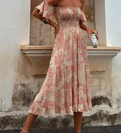 Romy - Off Shoulder Midi Dress