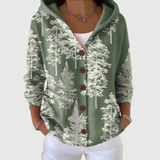 Comfortable Knitted Hooded Cardigan