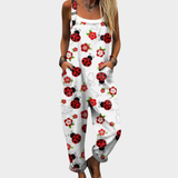 Comfortable Printed Overall