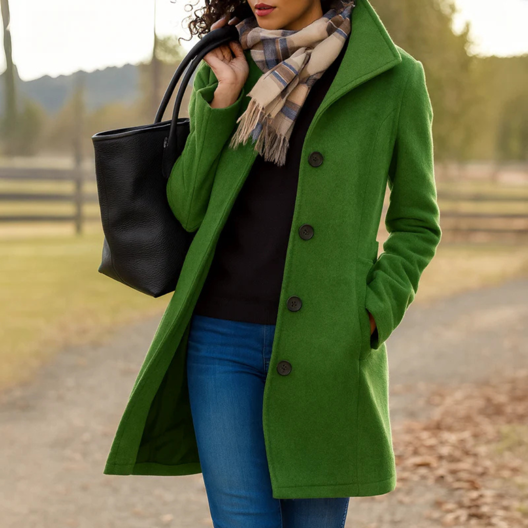 Rose | Coat with One Button