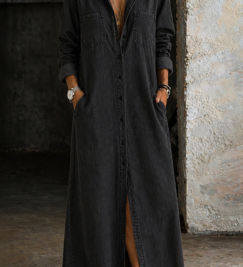Delana - Button Down Dress