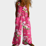 Hiltraud | Flowing Printed Jumpsuit