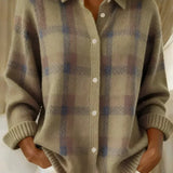 Taylor | Cozy Checked Cardigan
