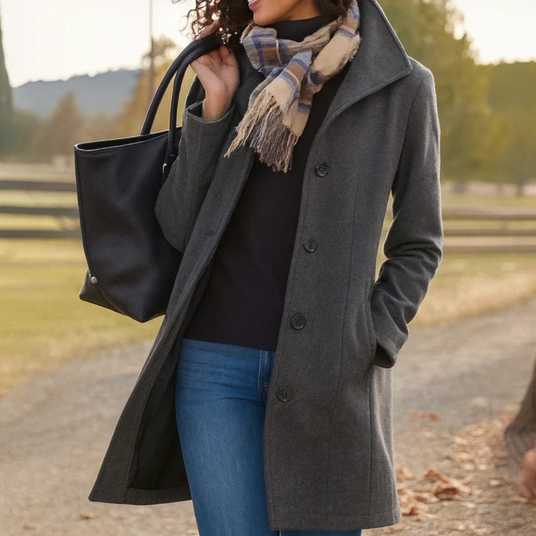 Rose | Coat with One Button
