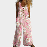 Alma | Flowing Printed Jumpsuit