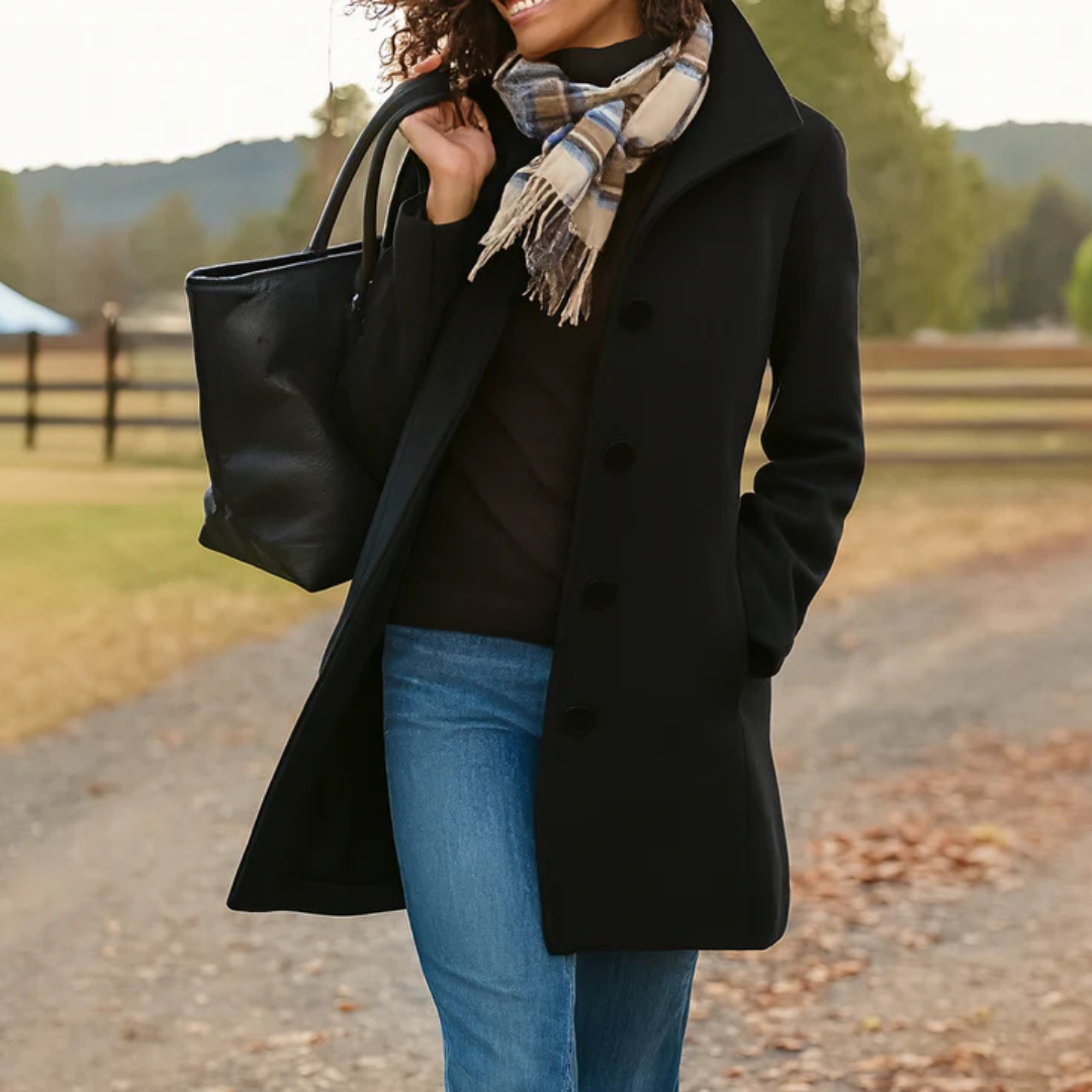 Rose | Coat with One Button