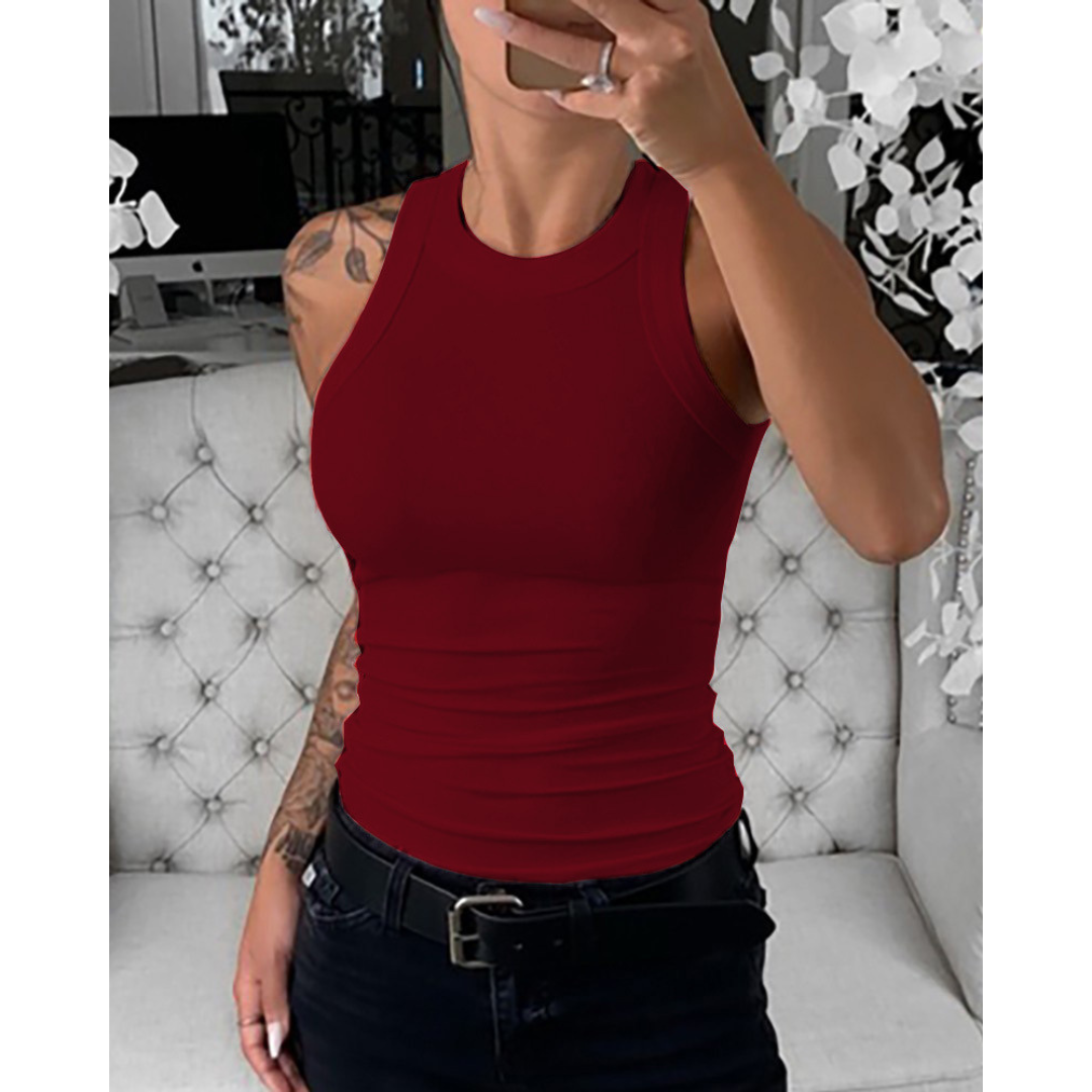 Sloaine - Everyday Casual Sleeveless Pullover