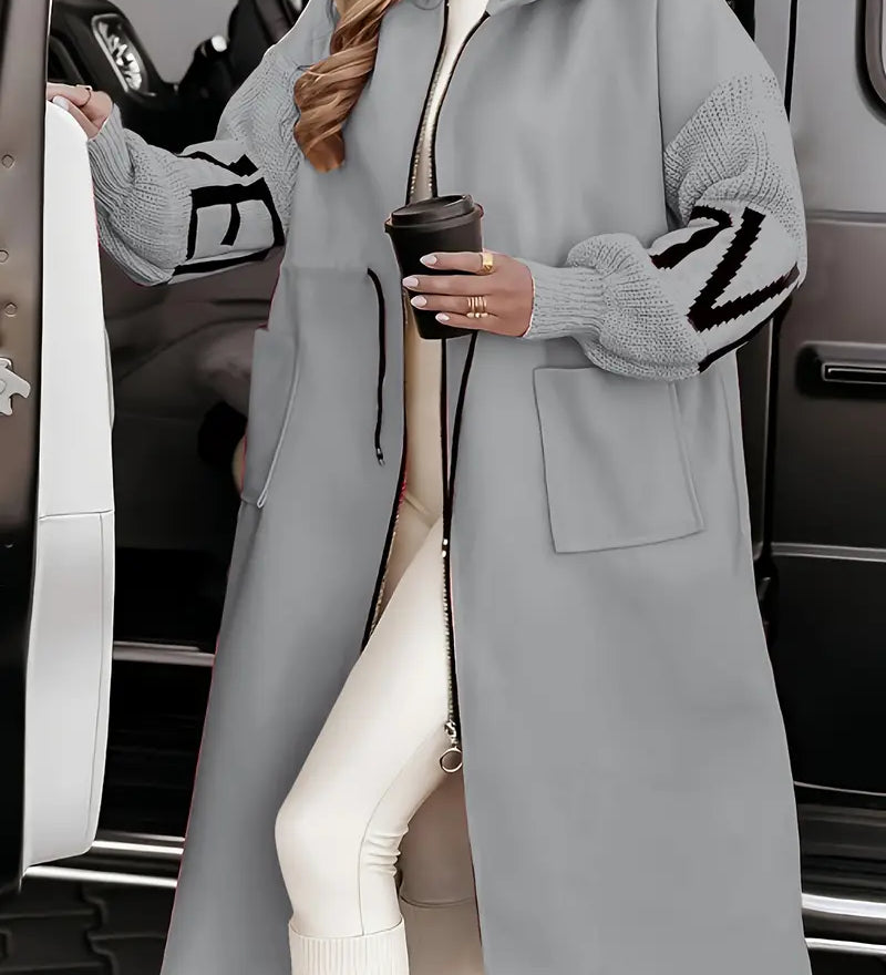 Rosana - Elegant Hooded Coatigan