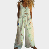 Almuth | Flowing Printed Jumpsuit