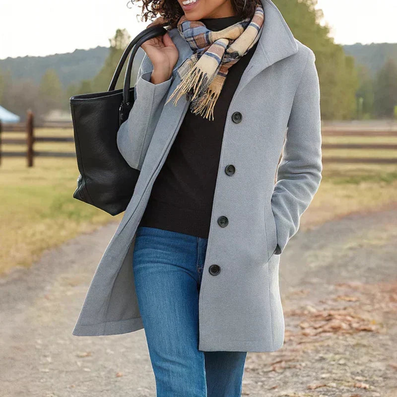 Rose | Coat with One Button