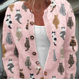 Grace - Cozy Cat Cardigan