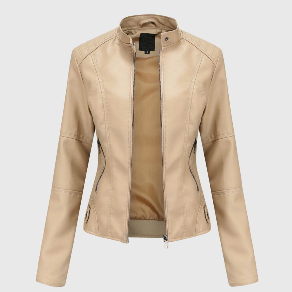 Helene | Elegant Women's Leather Jacket