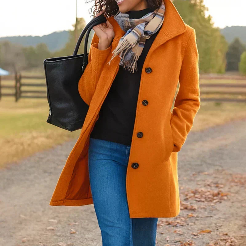 Rose | Coat with One Button