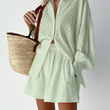 Marlene | Lightweight Blouse and Shorts Set