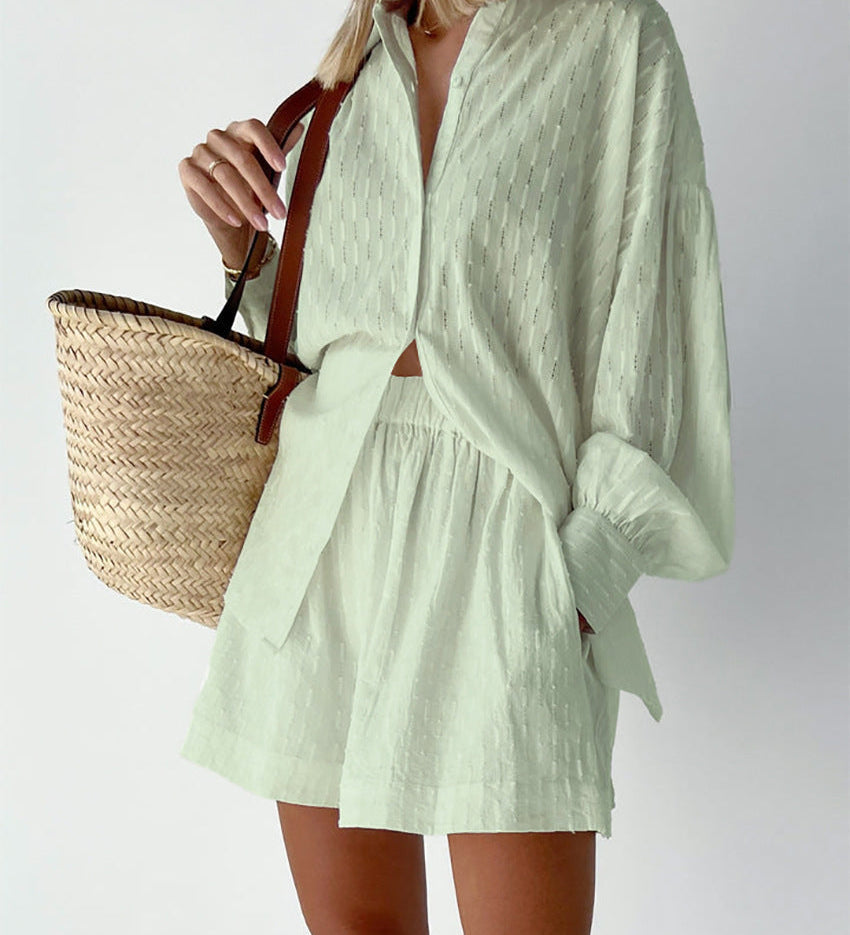 Marlene | Lightweight Blouse and Shorts Set