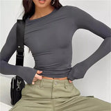 Elspeth - Women Minimalist Casual Top