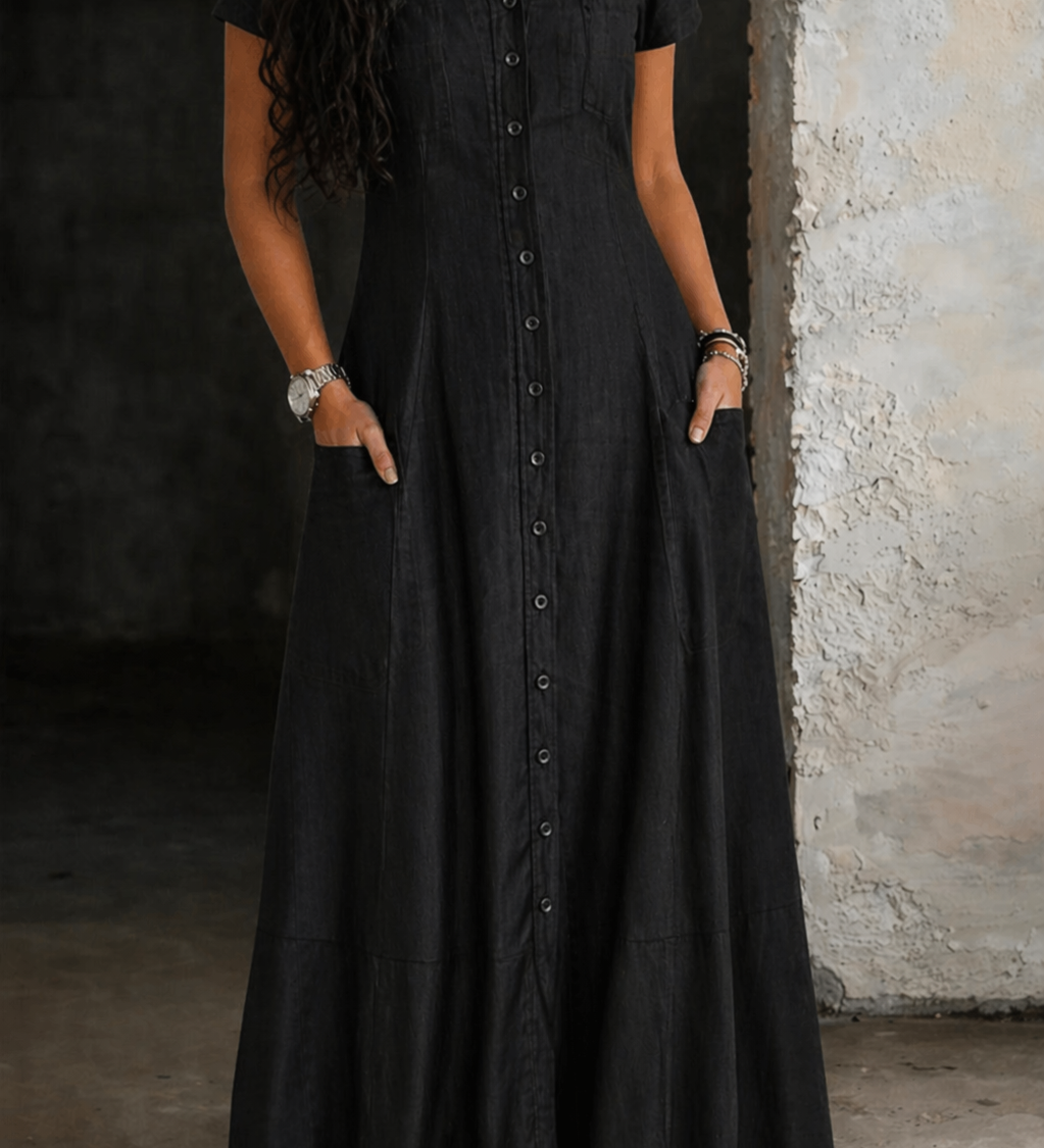 Eliza - Long Denim Dress