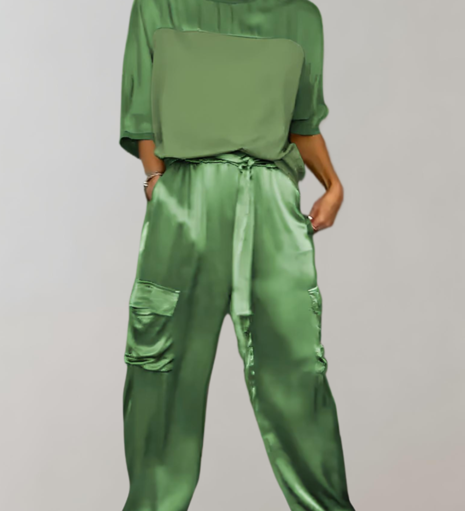 Frieda | Silk Cargo Lounge Set