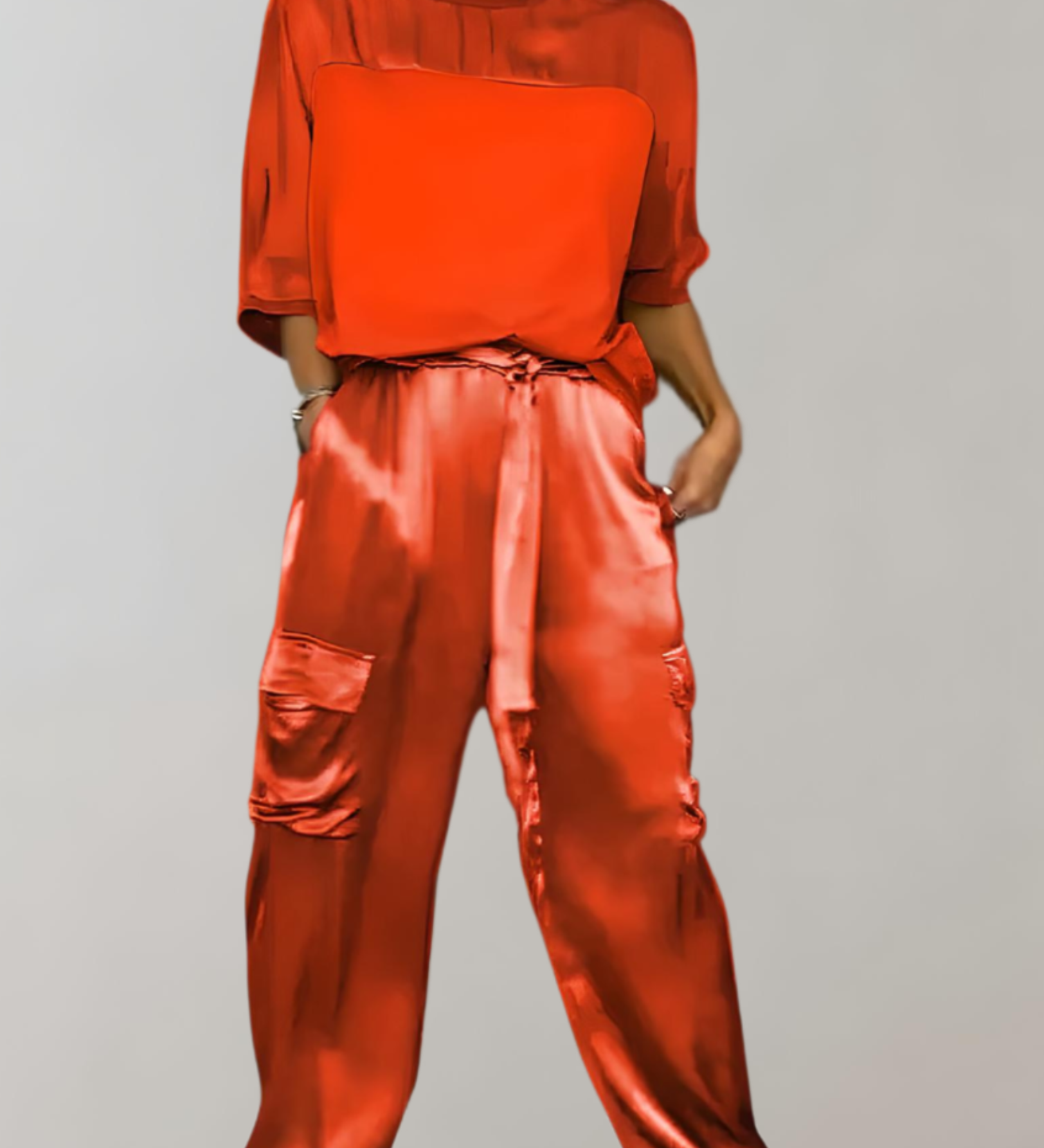 Frieda | Silk Cargo Lounge Set
