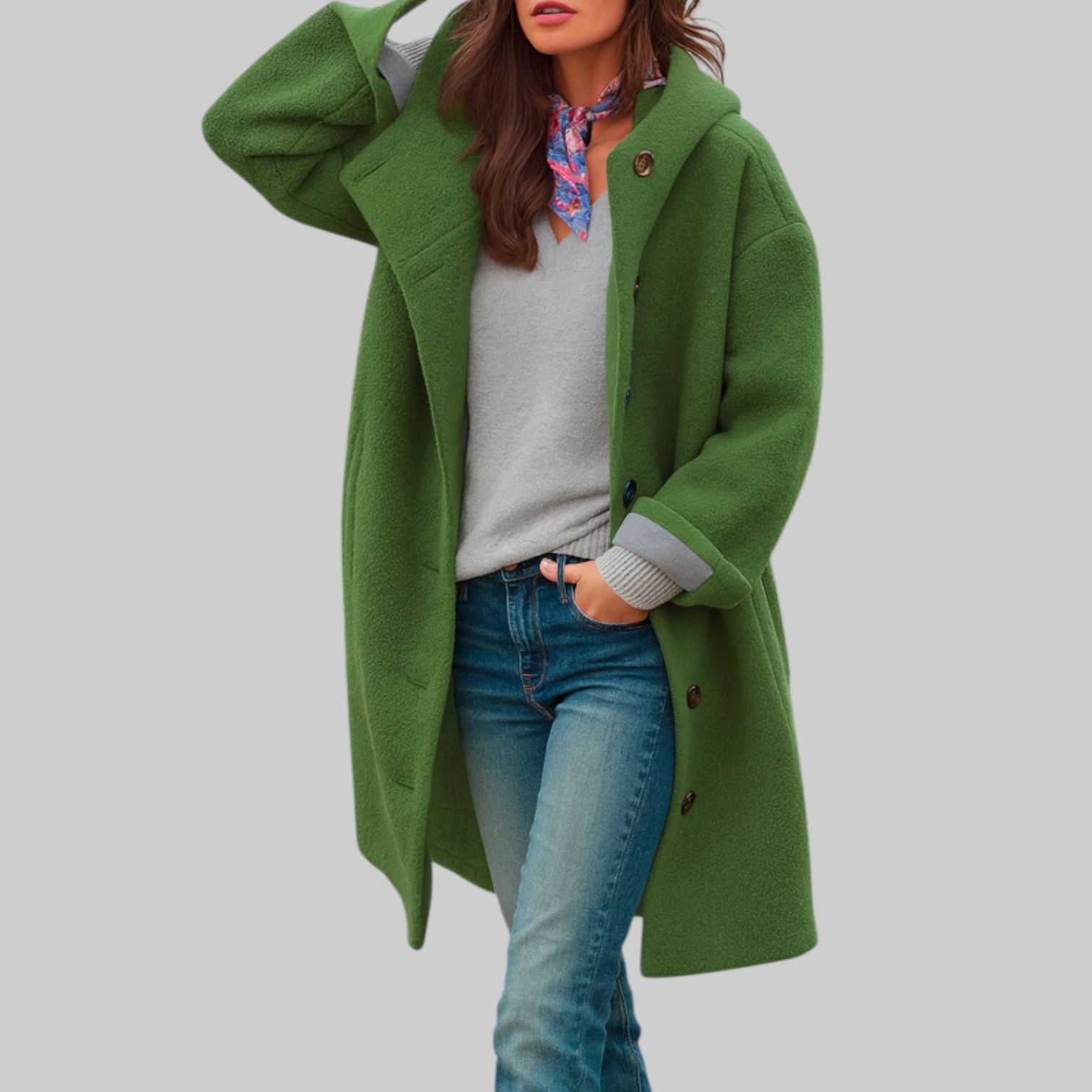 Rose | Comfortable Mid-Length Everyday Coat